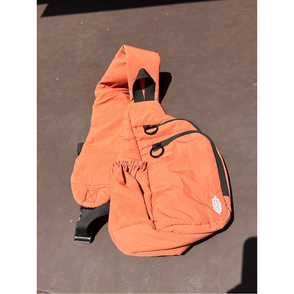 NWOT Free People Orange Crossbody Bag